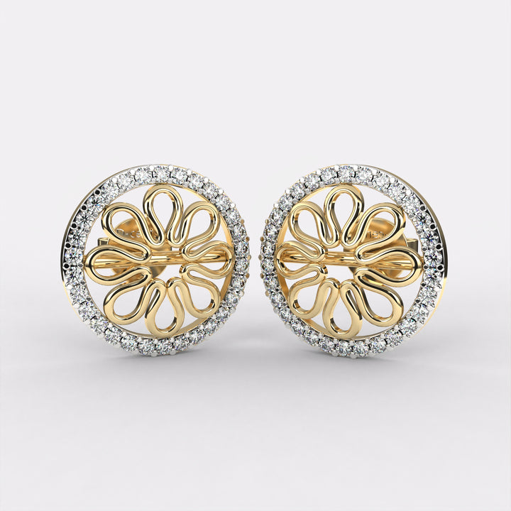 Flora Charms diamond earrings