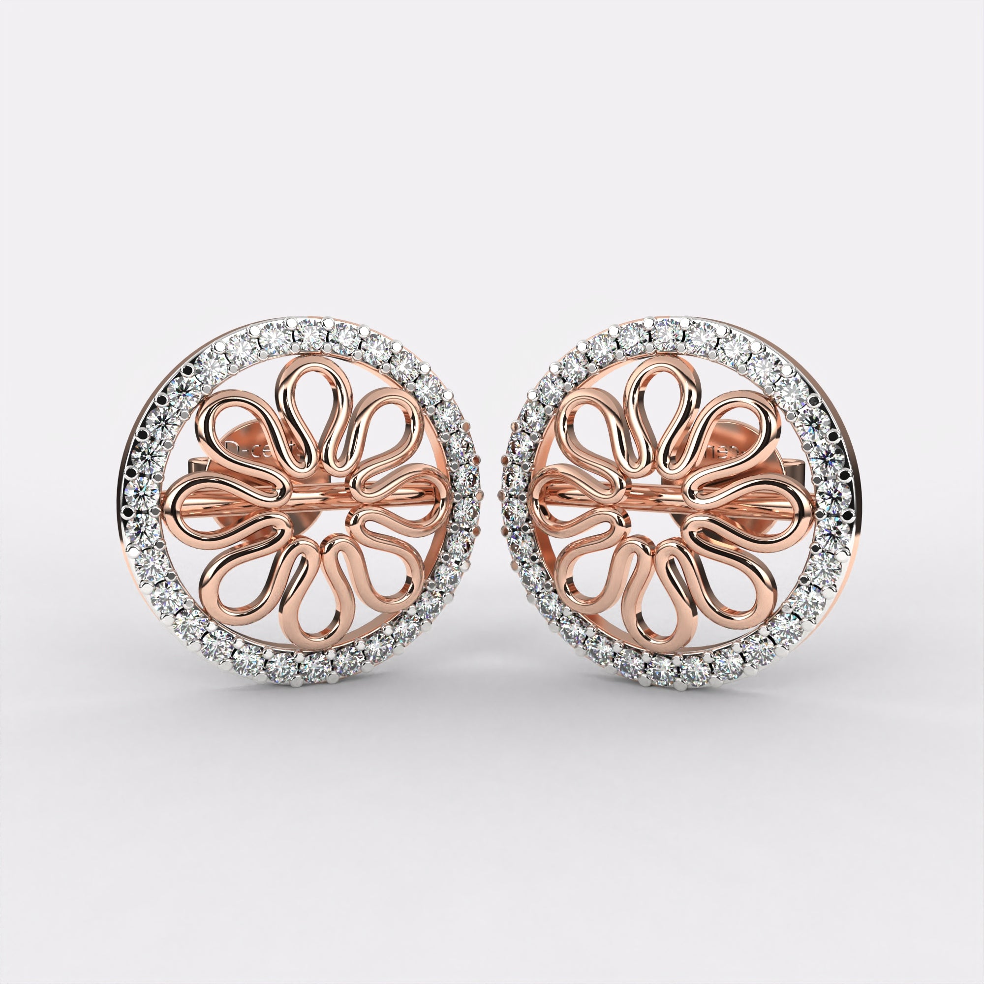 Flora Charms diamond earrings