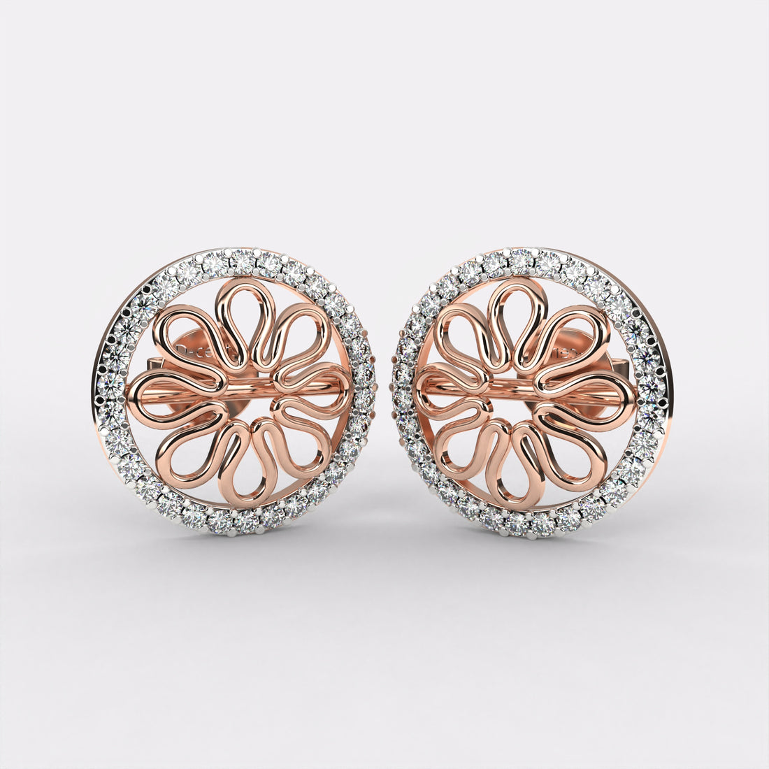 Flora Charms diamond earrings