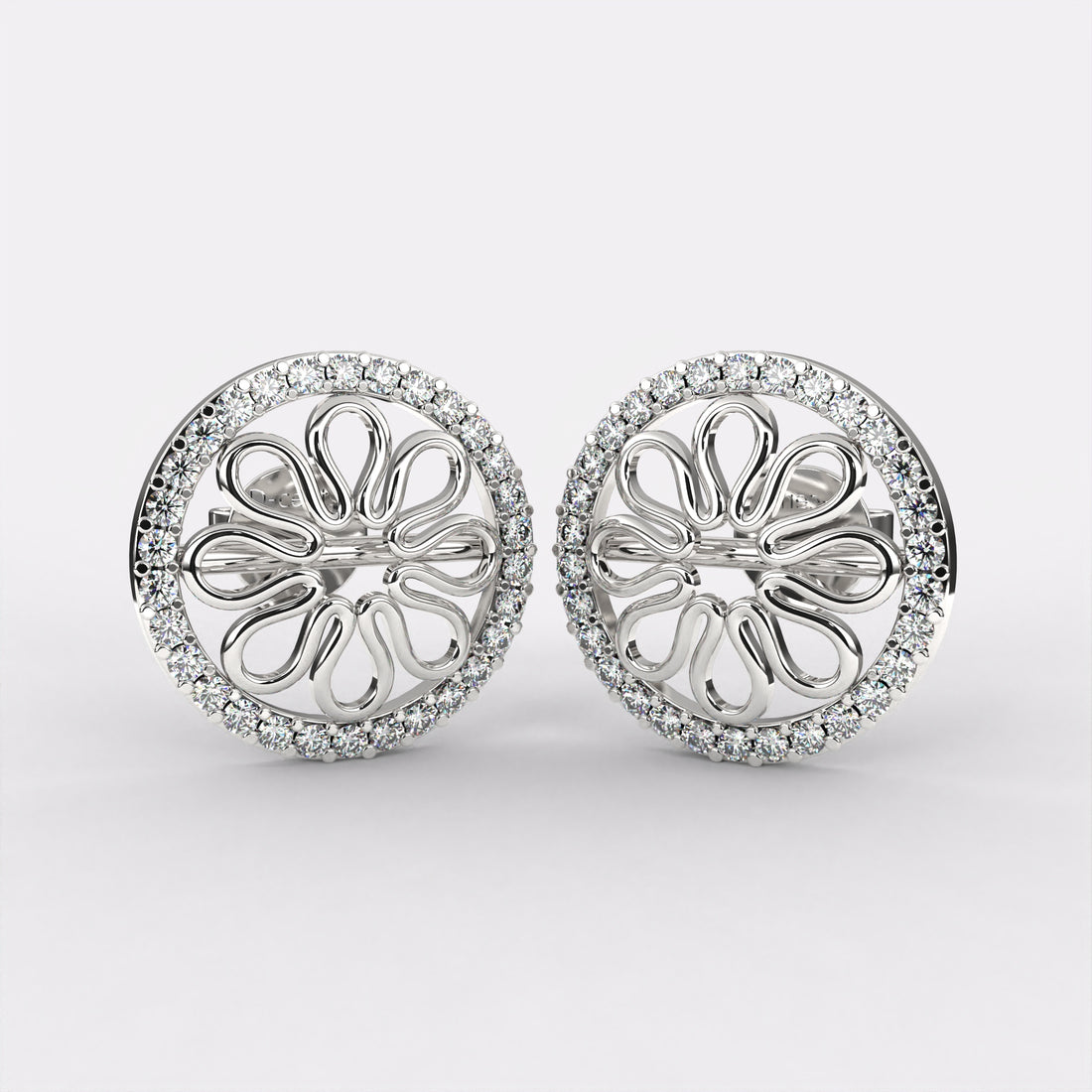 Flora Charms diamond earrings