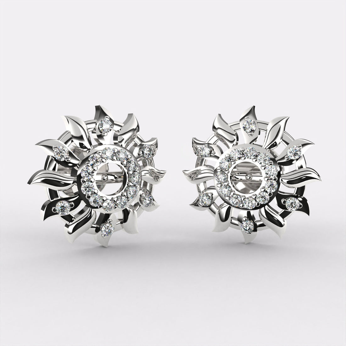 Moonlit Blossoms Diamond earrings