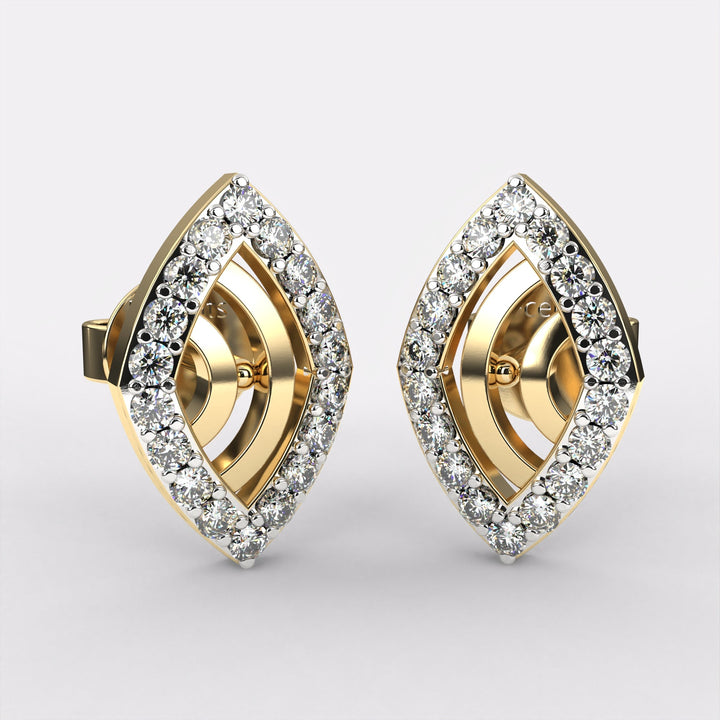 Linea Luxe Diamond Stud Earrings