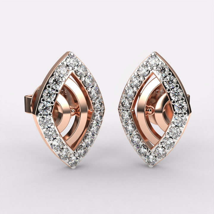 Linea Luxe Diamond Stud Earrings