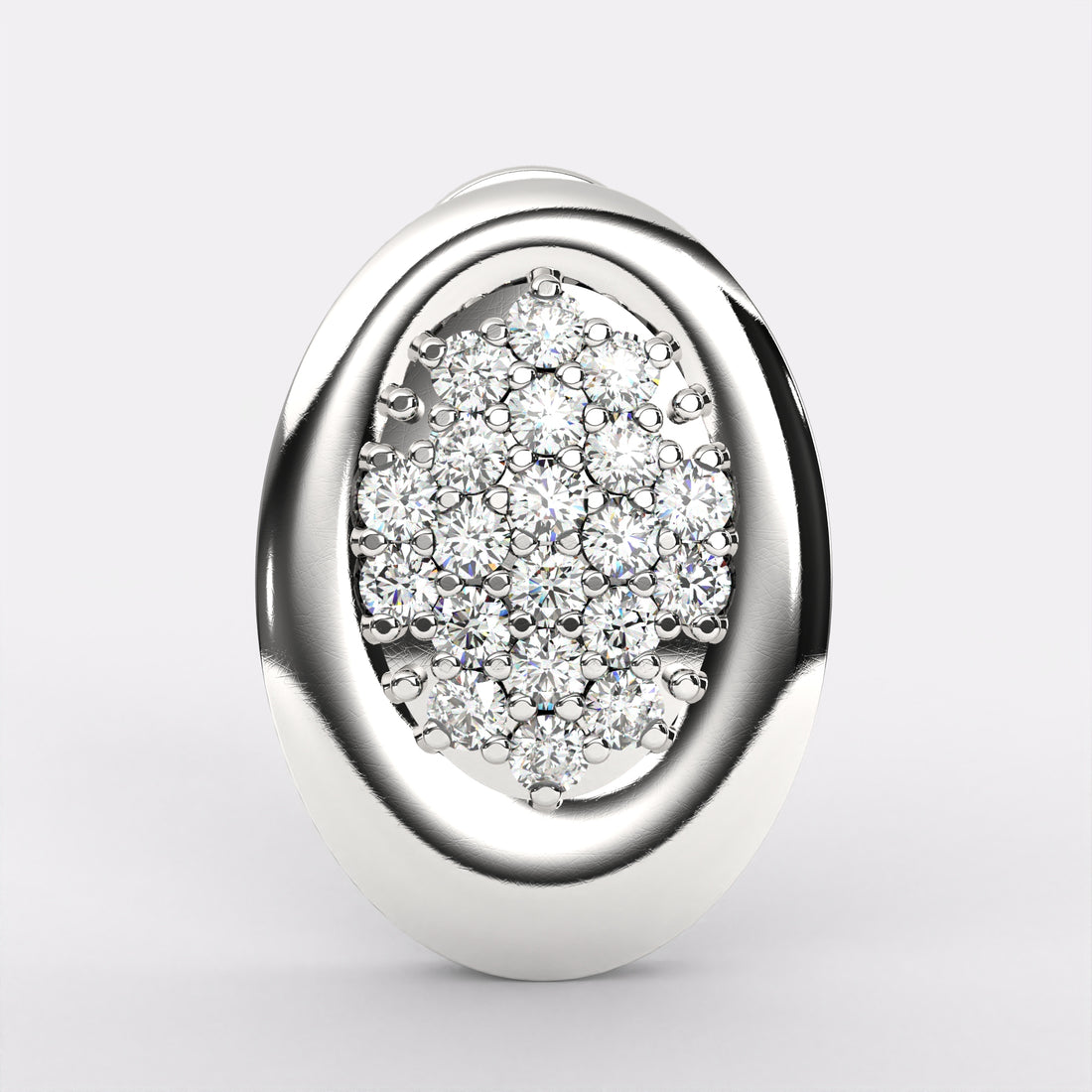 Circinus Stud Diamond Earrings