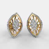 18k Gold Diamond Earrings for Women