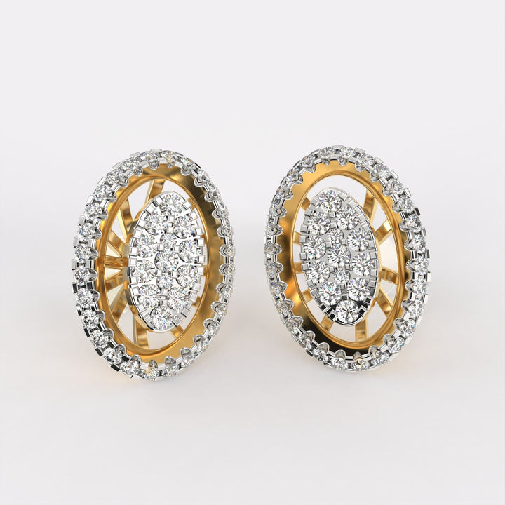 The Steiner Gold Diamond Earrings