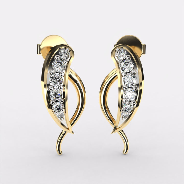 Finley Round Diamond earrings