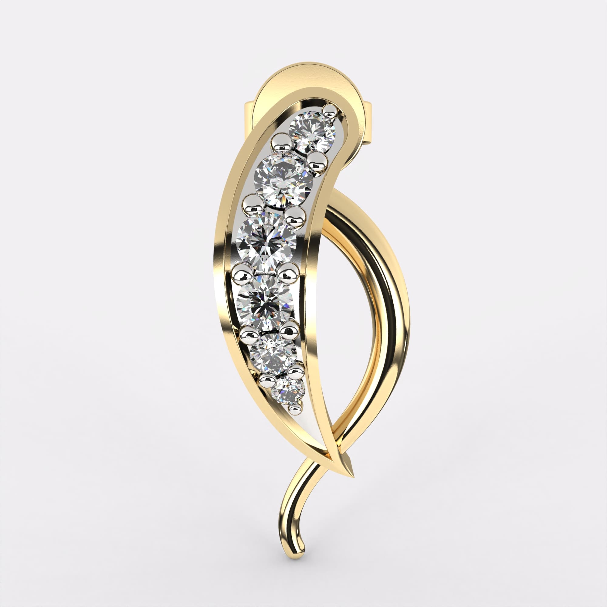 Finley Round Diamond earrings