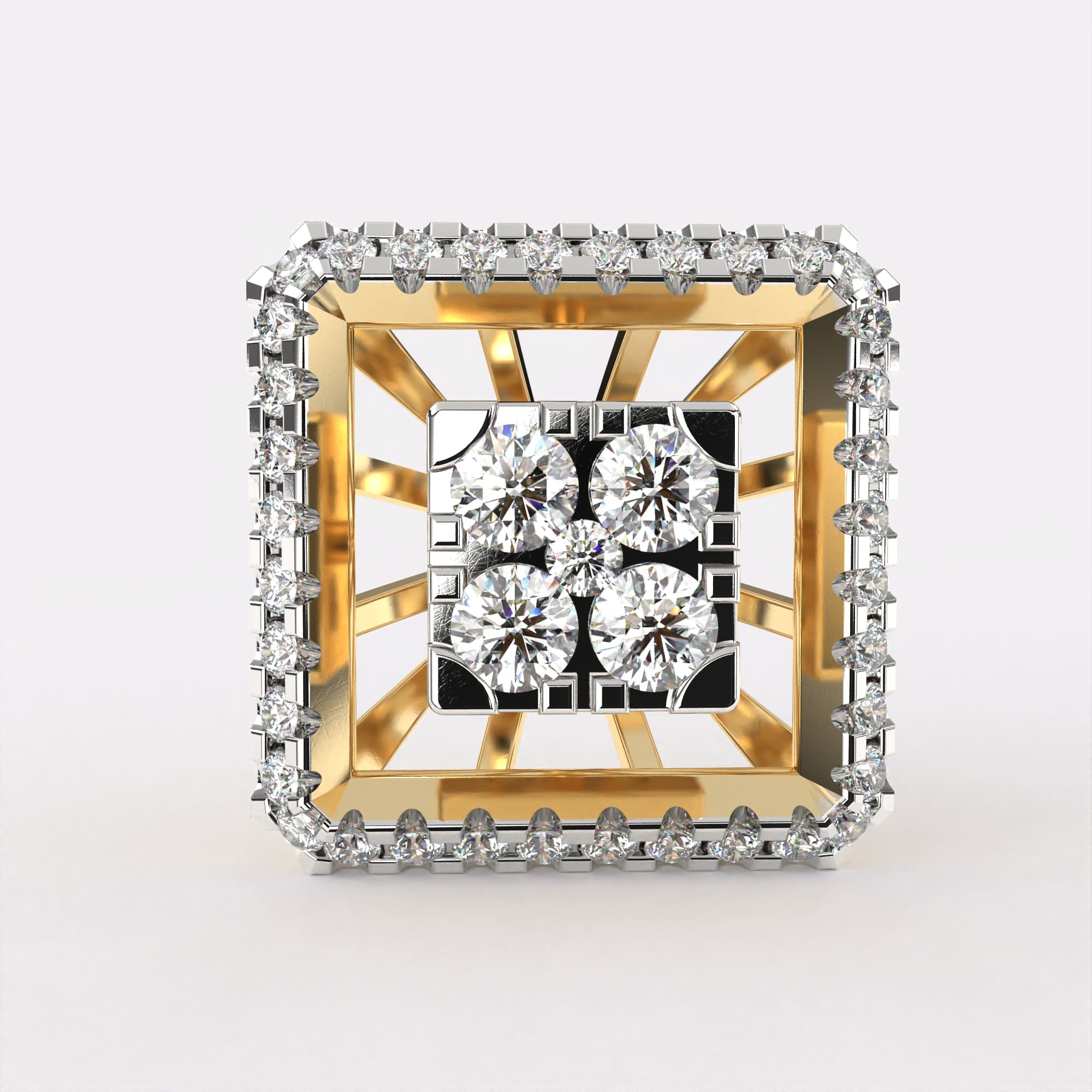 Dazzling Spheres Diamond Earrings