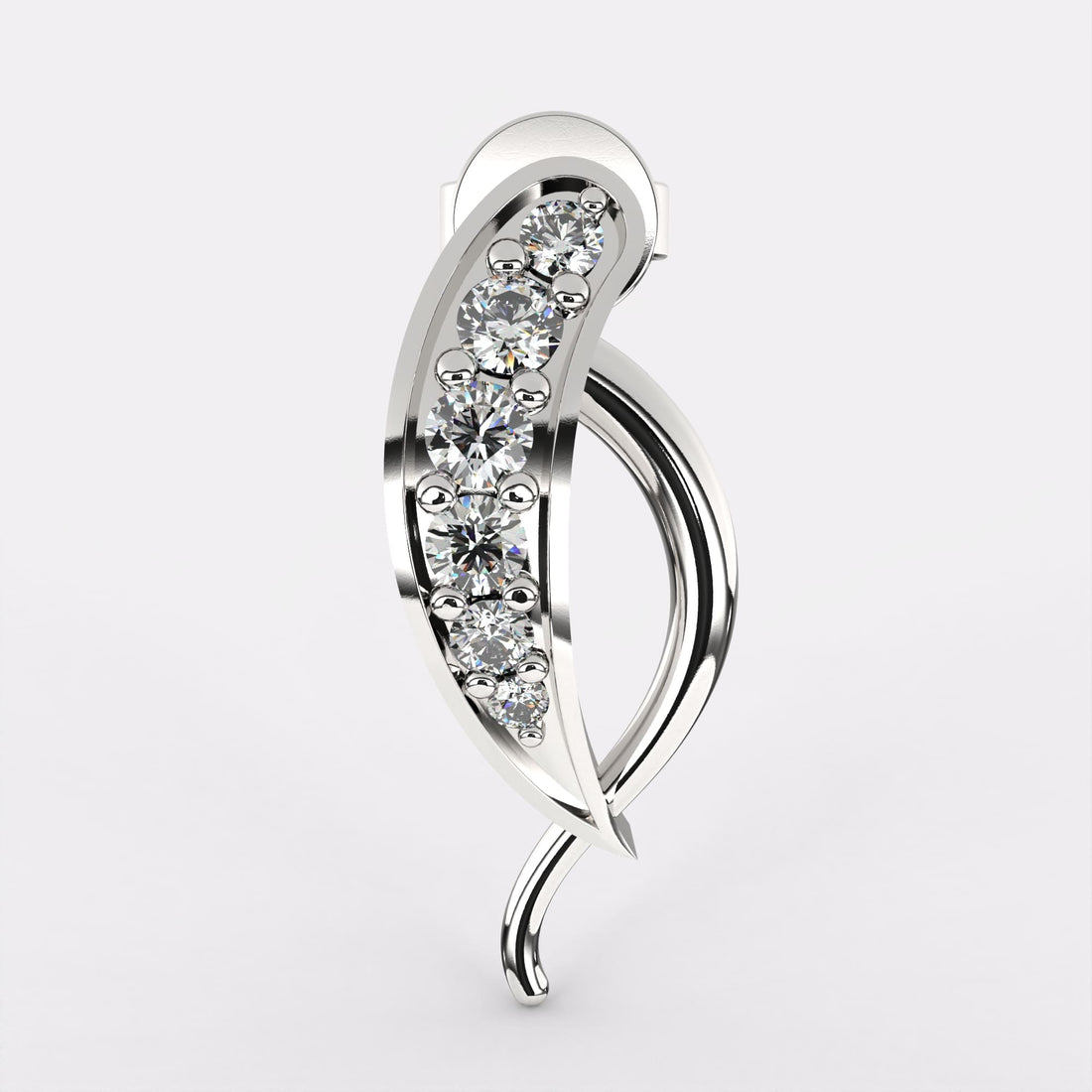 Finley Round Diamond earrings