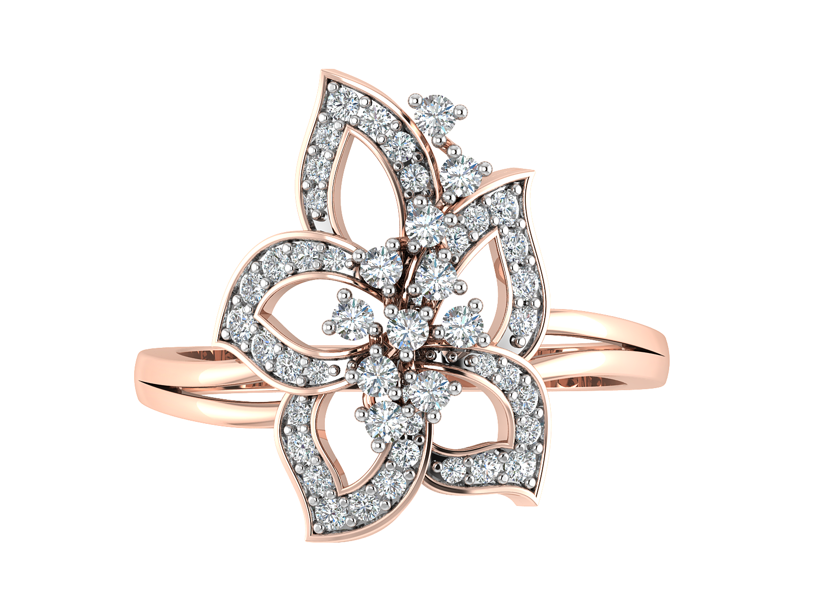 Captivating Petals Diamond Ring 4