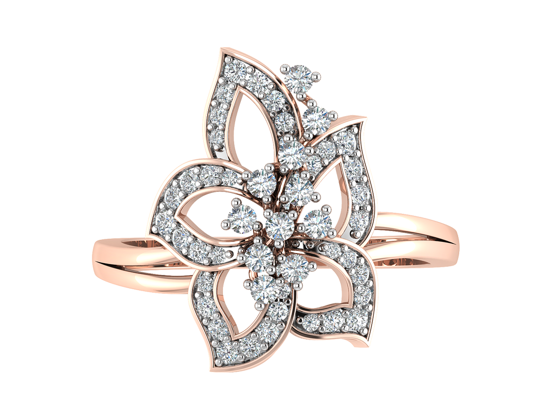 Captivating Petals Diamond Ring 4