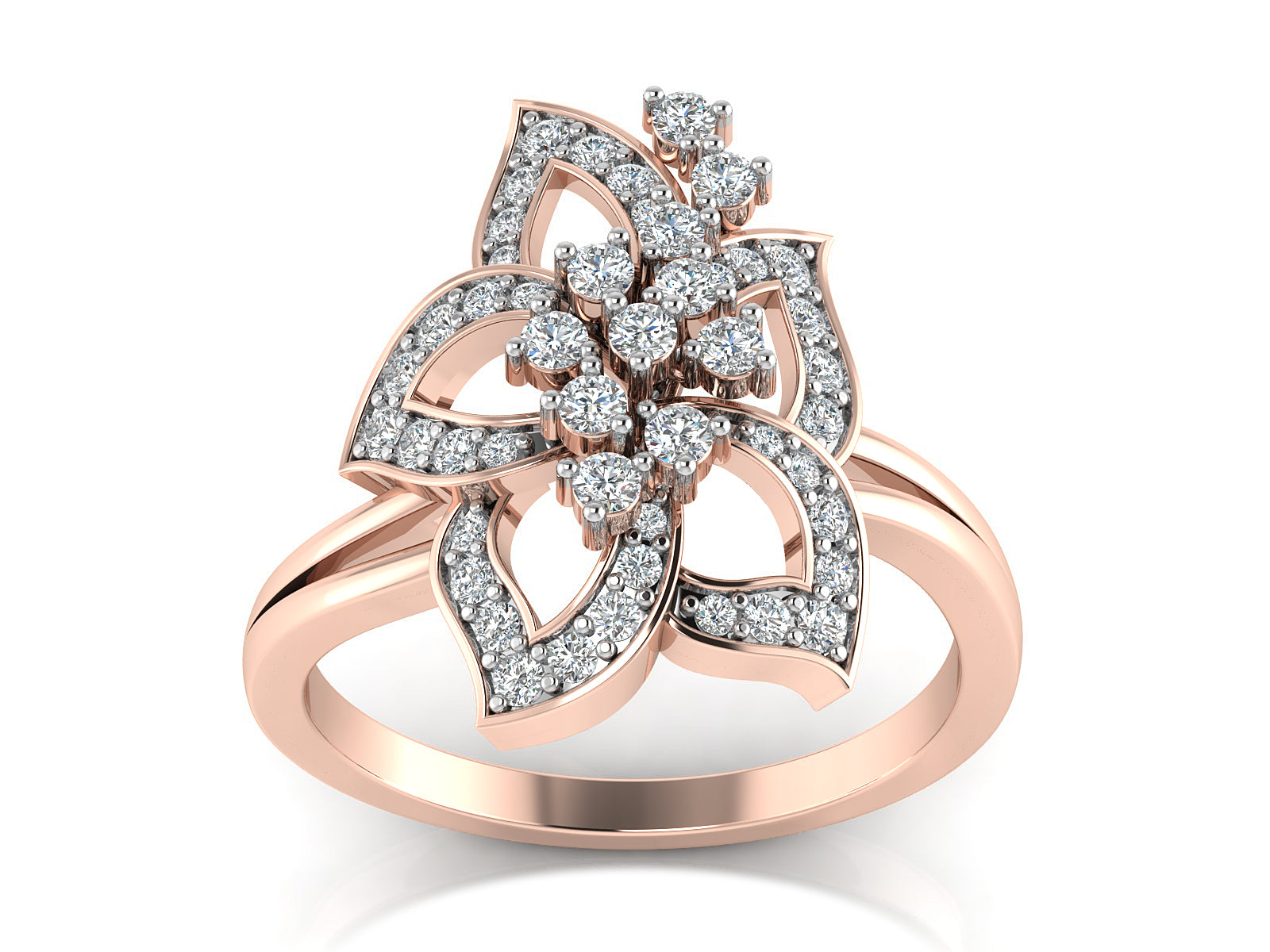 Captivating Petals Diamond Ring 5