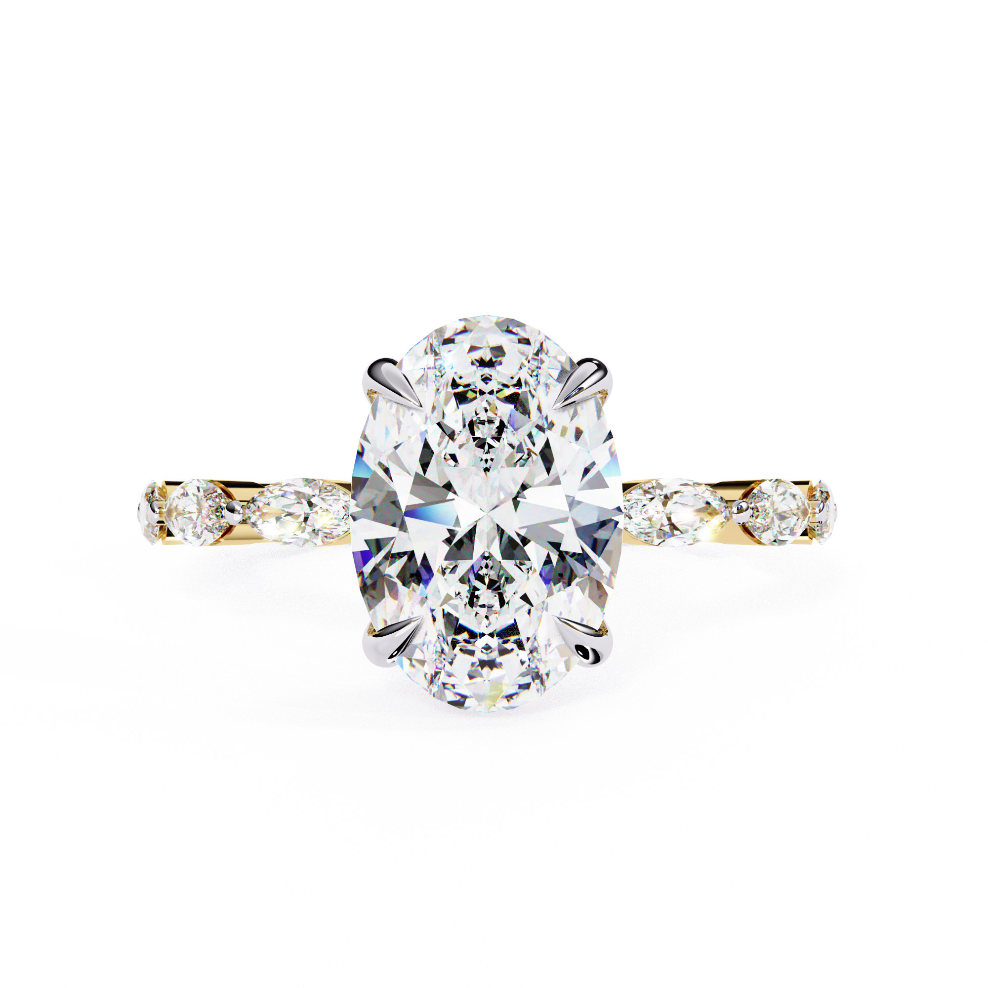 Celeste Oval Diamond Ring