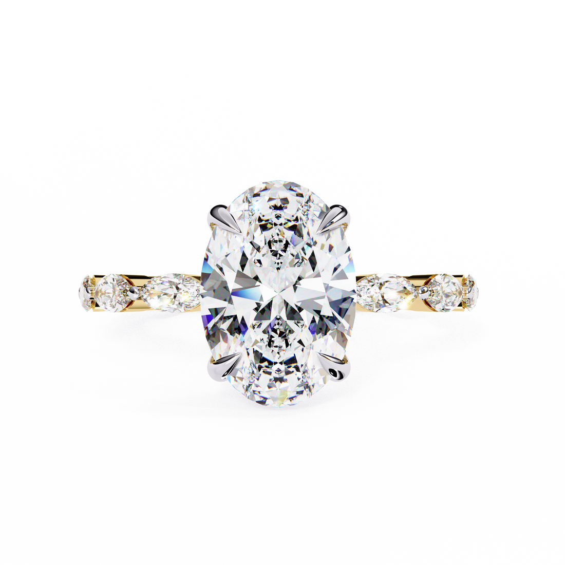 Celeste Oval Diamond Ring
