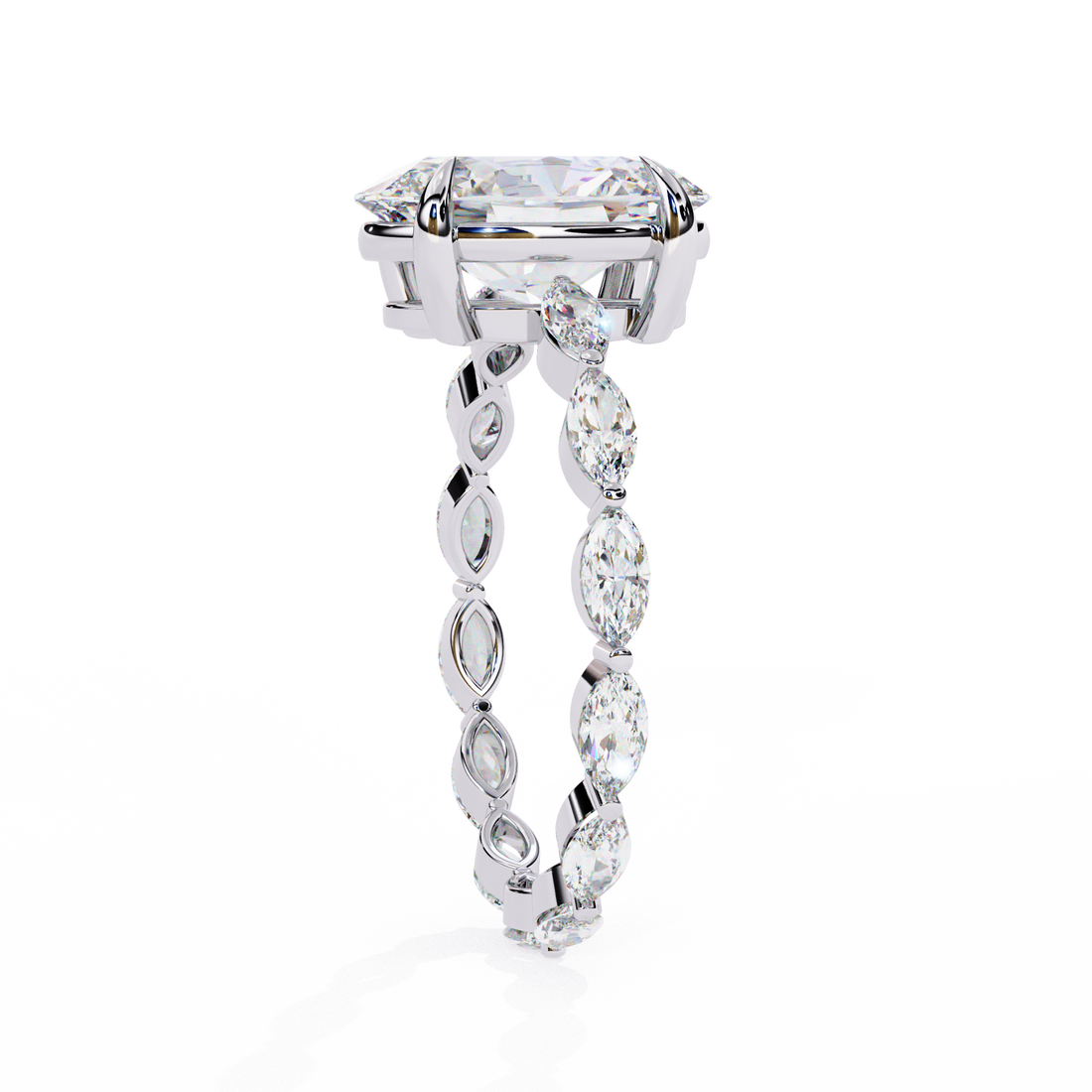 Celeste Oval Diamond Ring 12