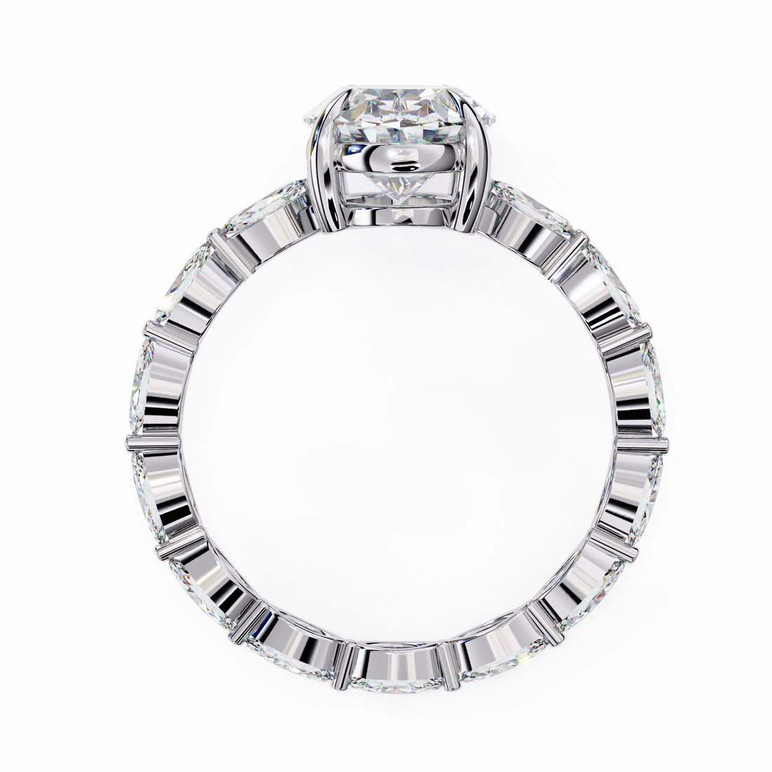 Celeste Oval Diamond Ring 13