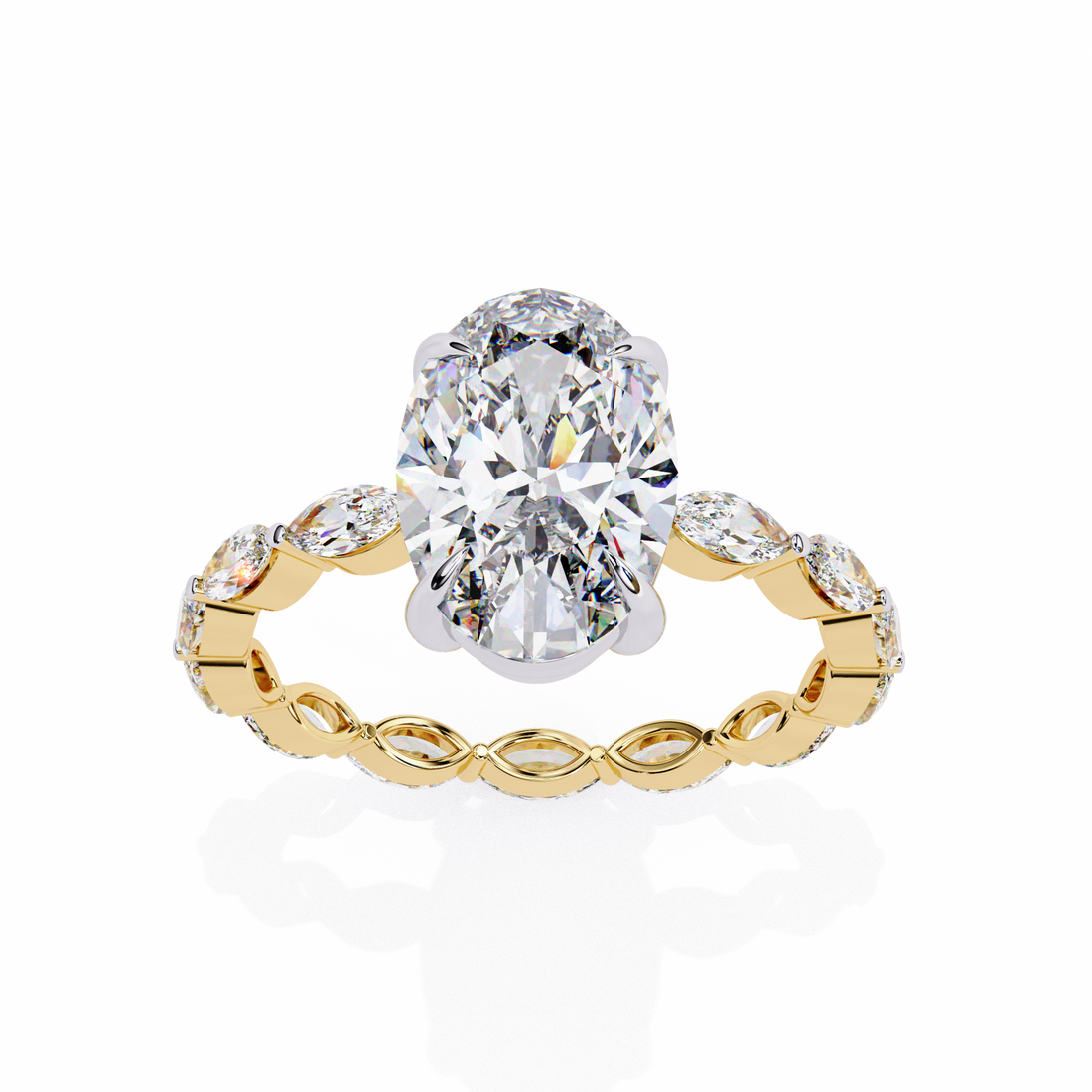 Celeste Oval Diamond Ring 2