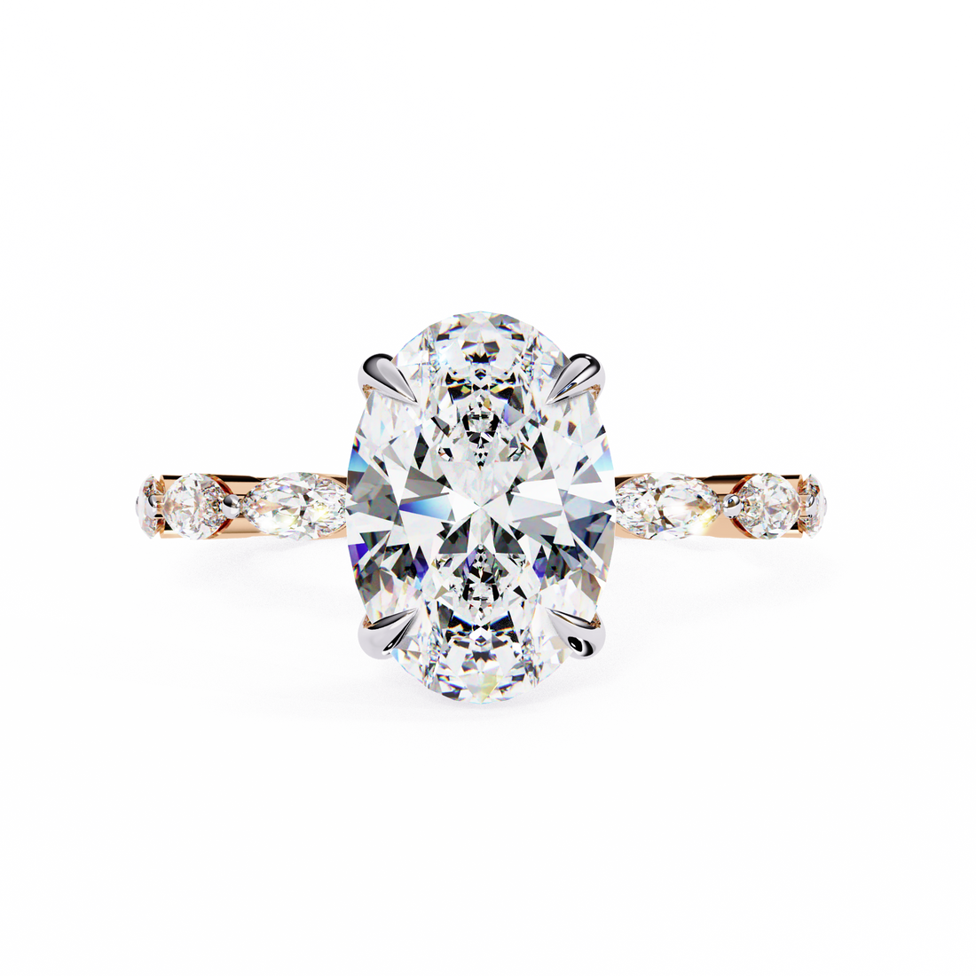 Celeste Oval Diamond Ring  6