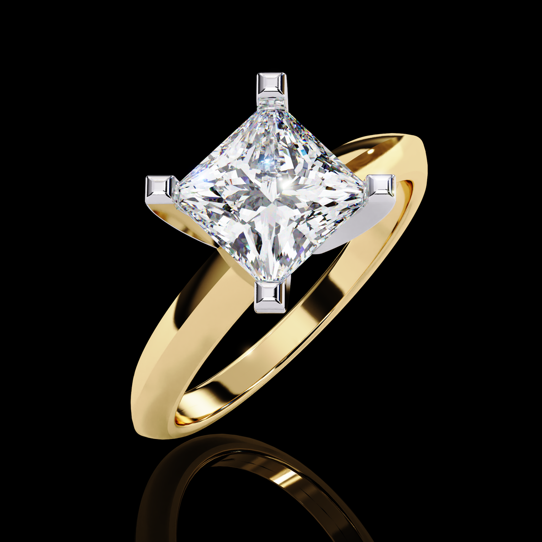 Celestial Bliss Princess Diamond Ring2