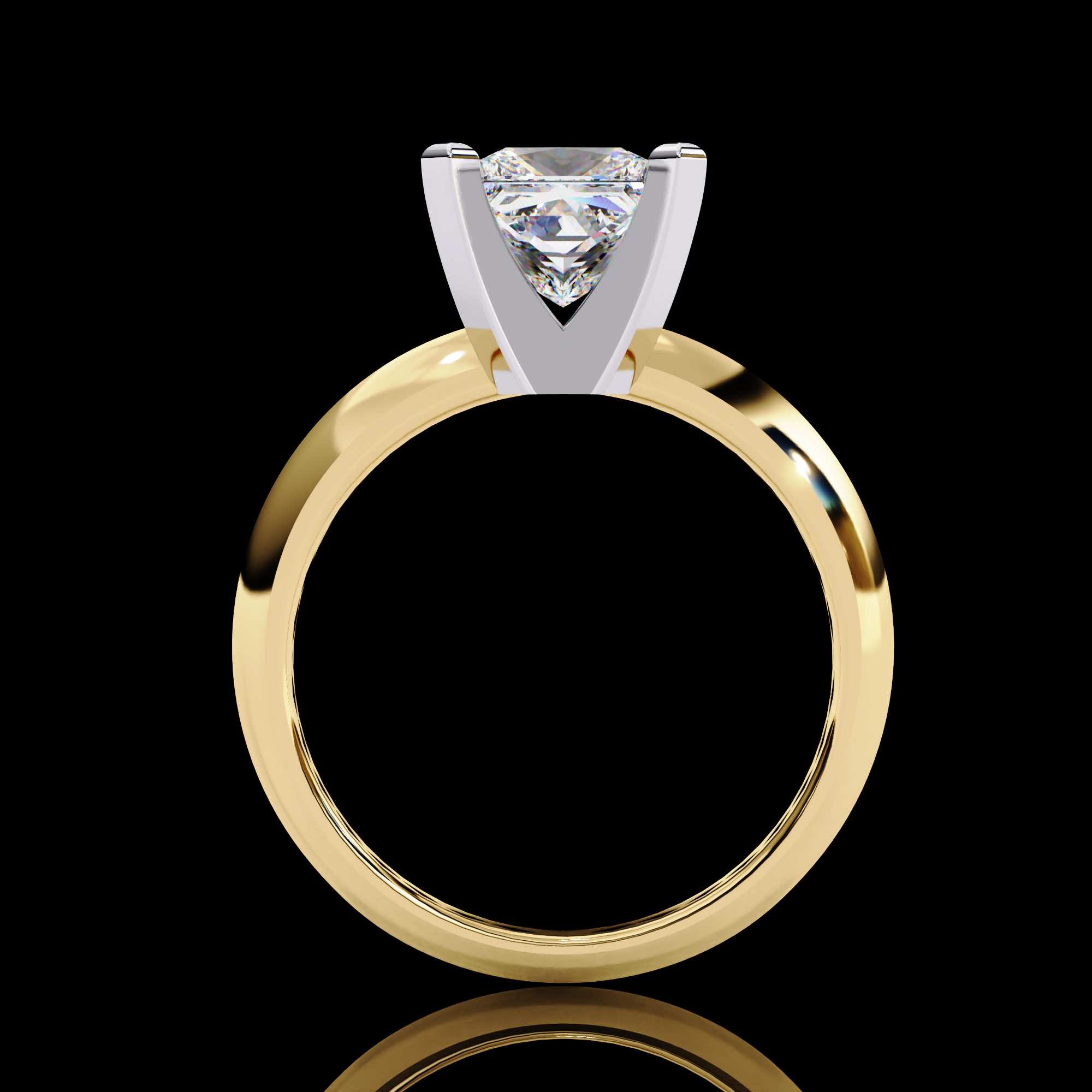 Celestial Bliss Princess Diamond Ring4
