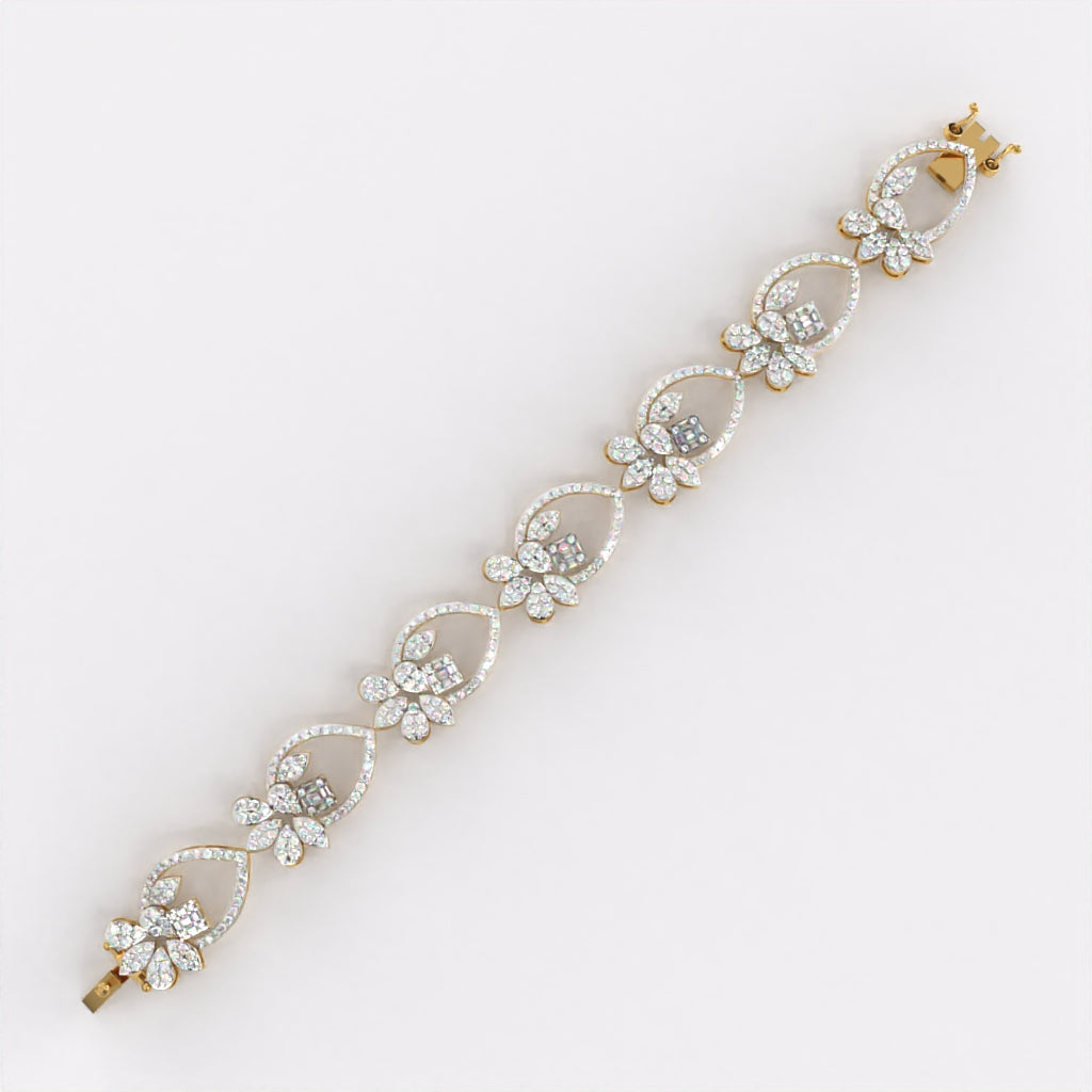 Charming Blush Diamond Bracelet