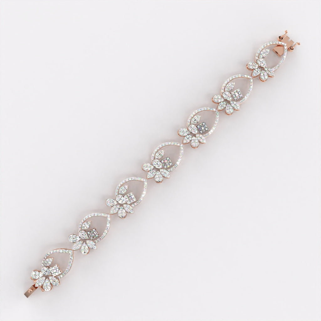 Charming Blush Diamond Bracelet