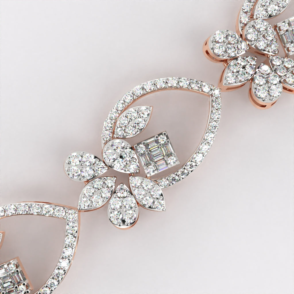 Charming Blush Diamond Bracelet