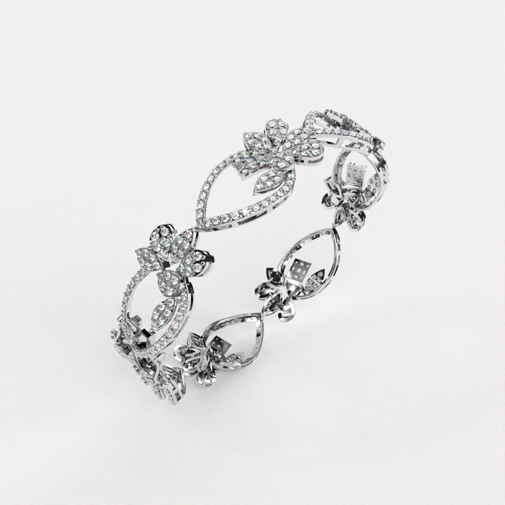 Charming Blush Diamond Bracelet