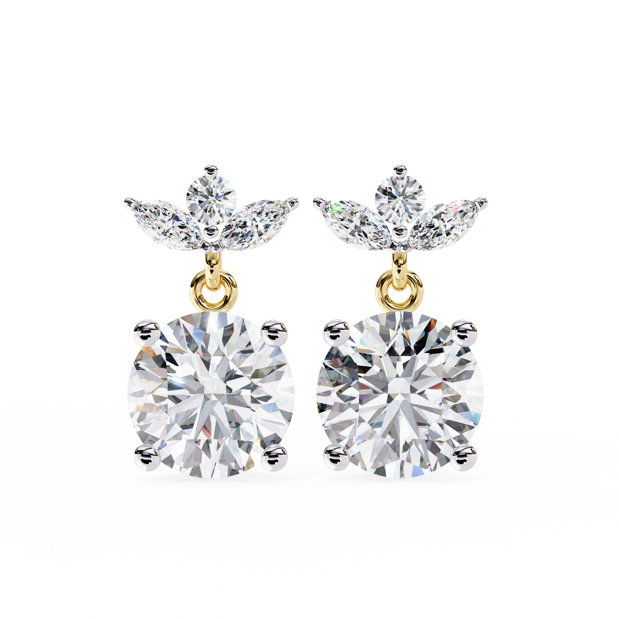 Charming Diamond Earrings