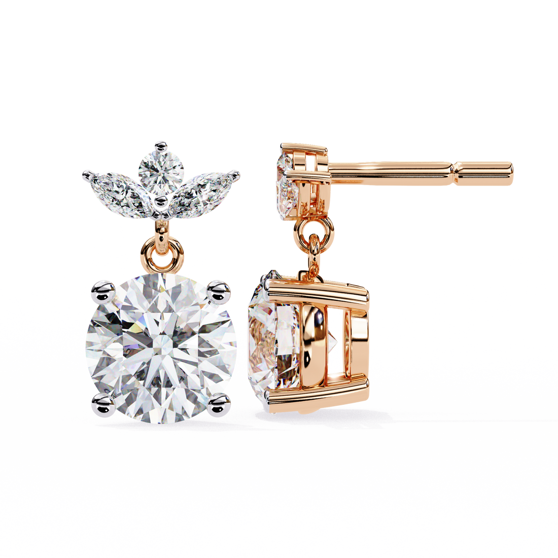 Charming Diamond Earrings