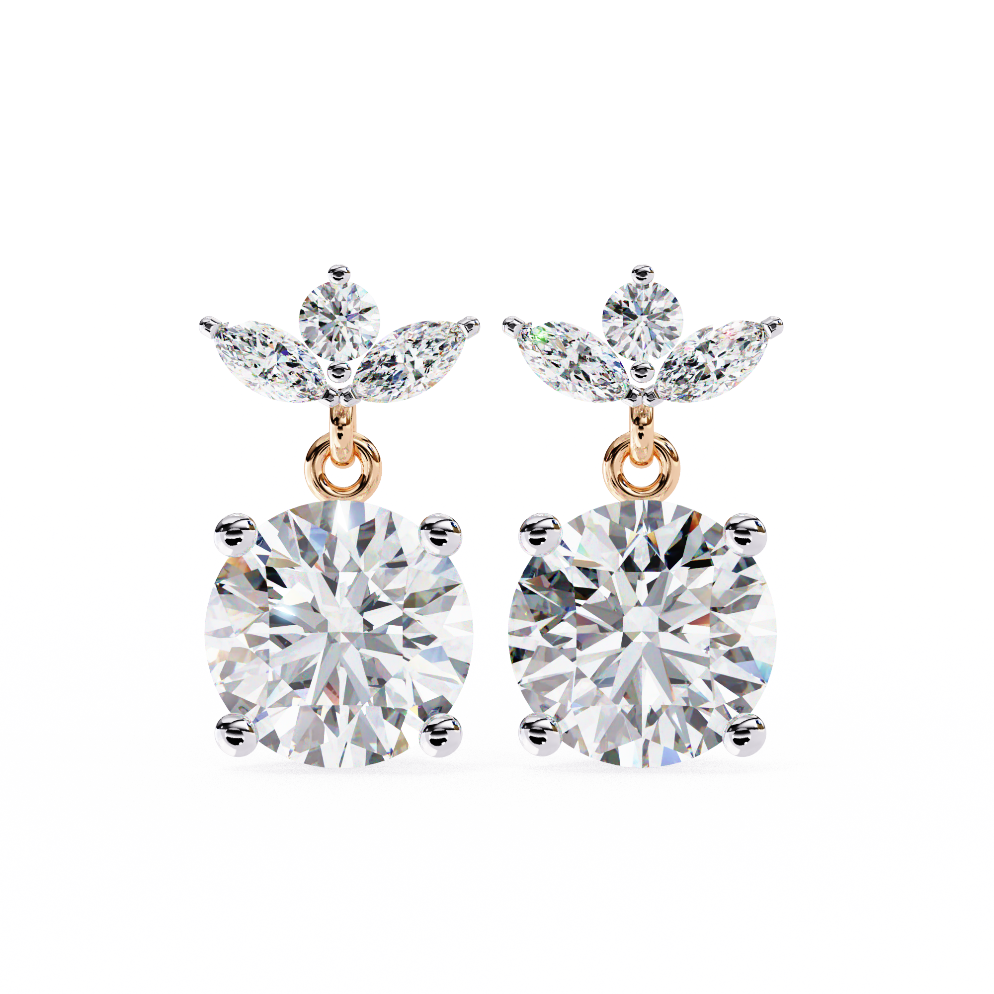 Charming Diamond Earrings