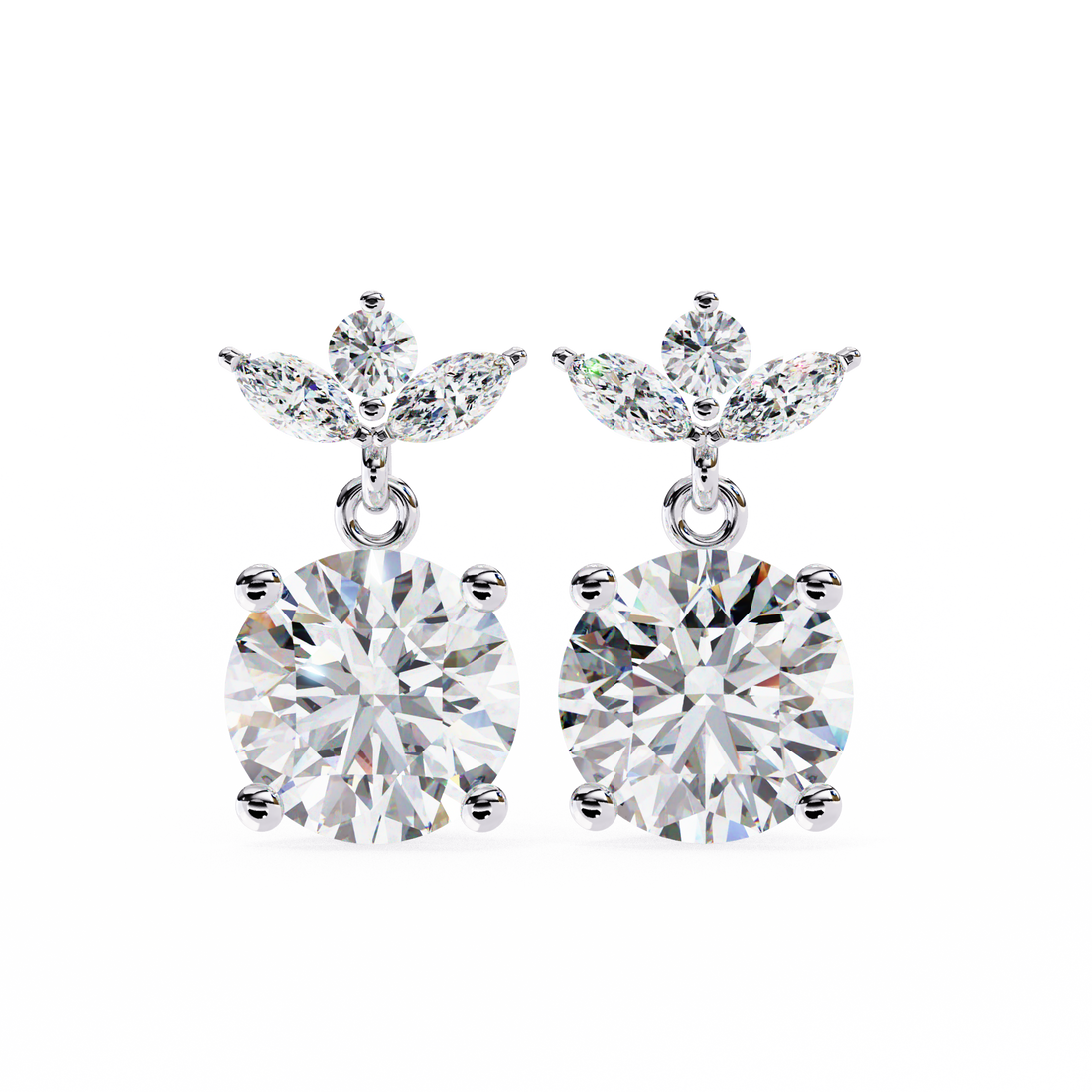 Charming Diamond Earrings