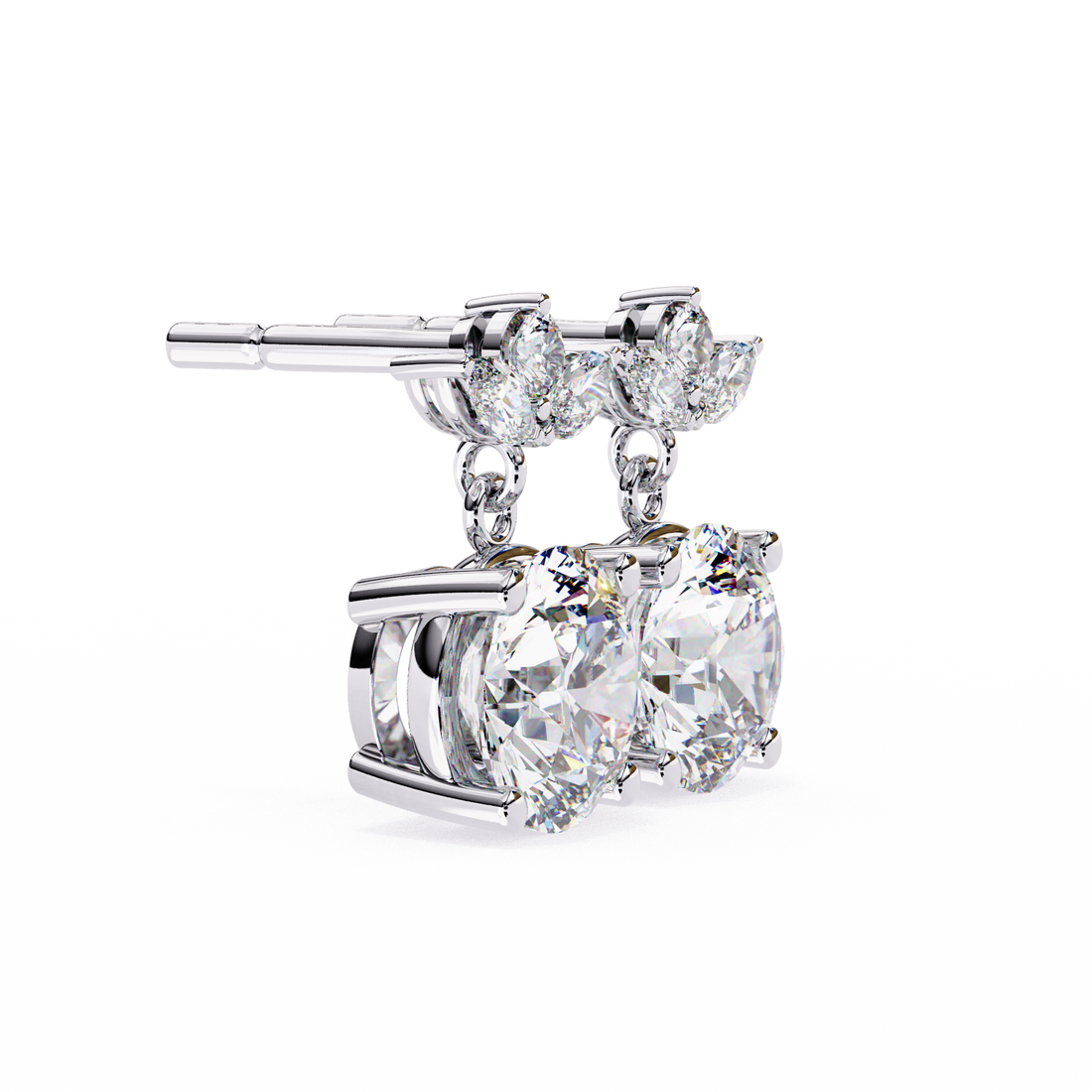 Charming Diamond Earrings