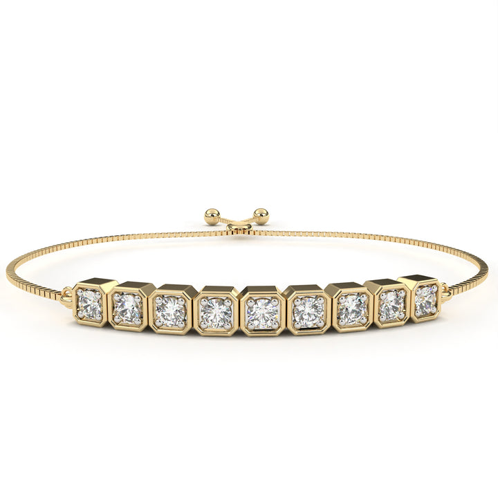 Charming Round Diamond Bracelet