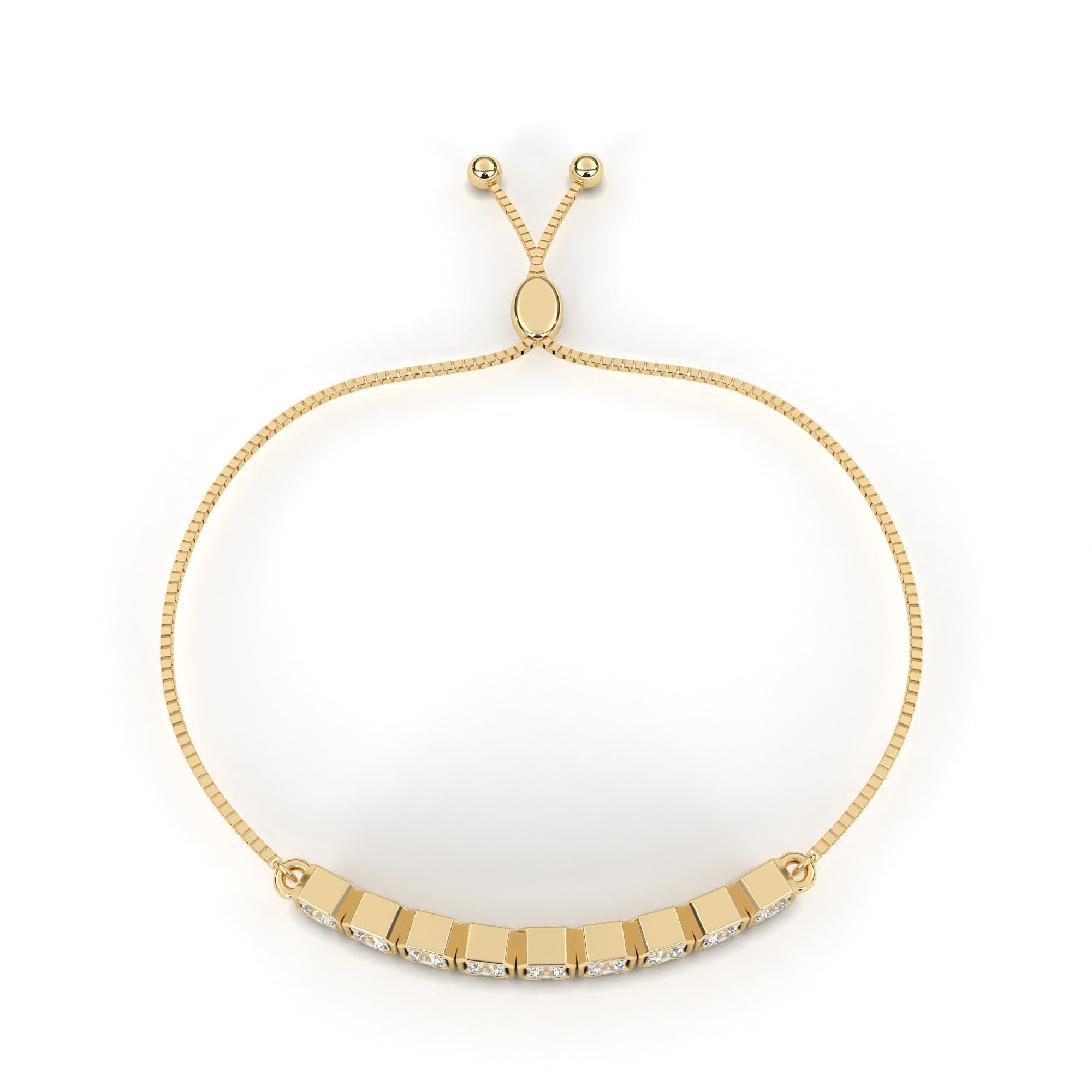 Charming Round Diamond Bracelet