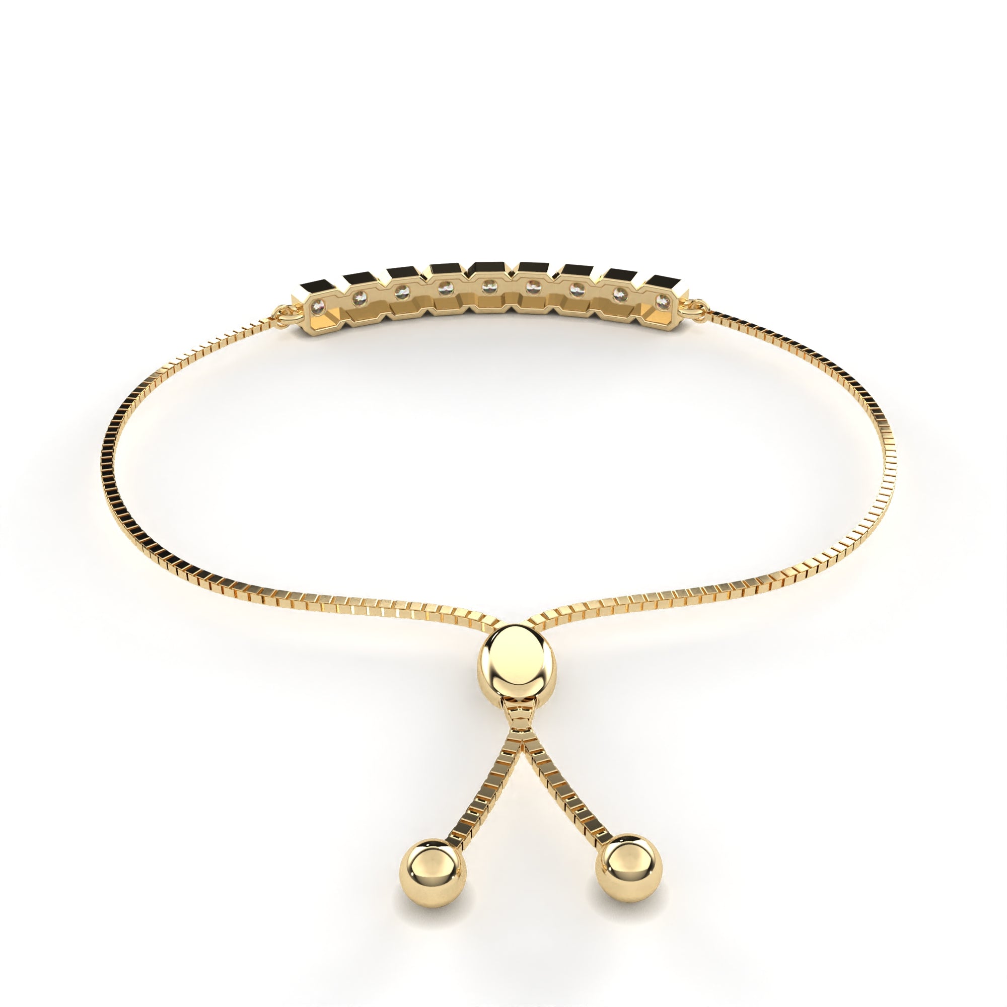 Charming Round Diamond Bracelet