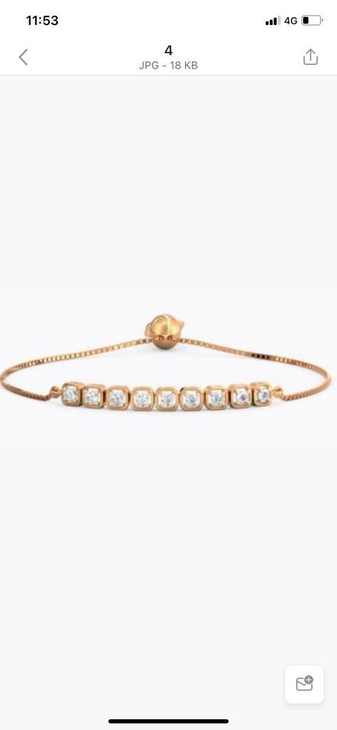 Charming Round Diamond Bracelet