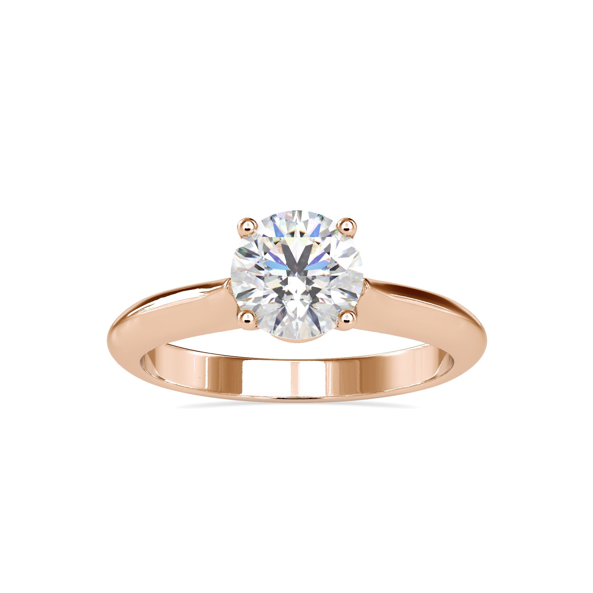 Charming Round Diamond Ring 2