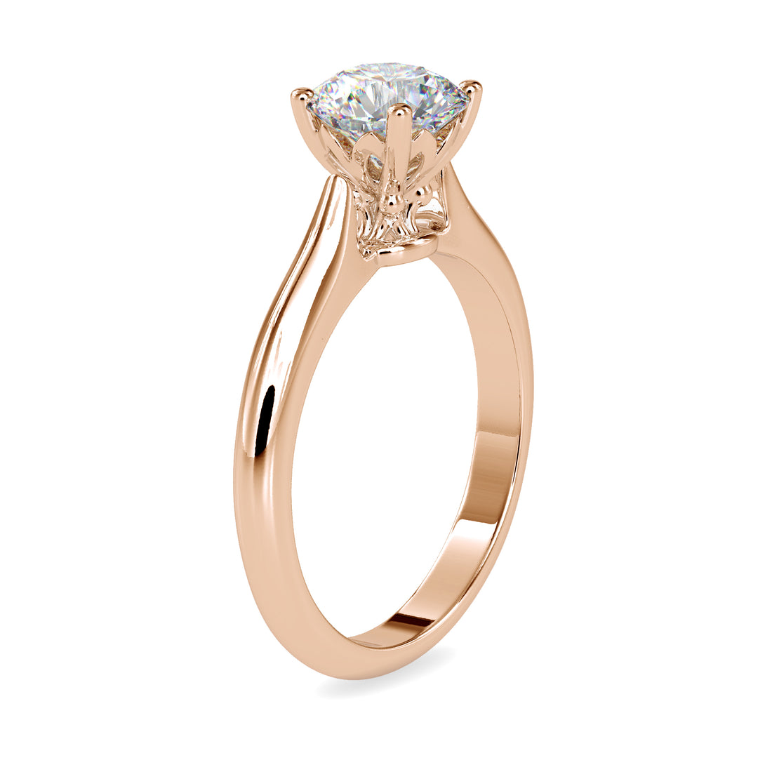 Charming Round Diamond Ring 3