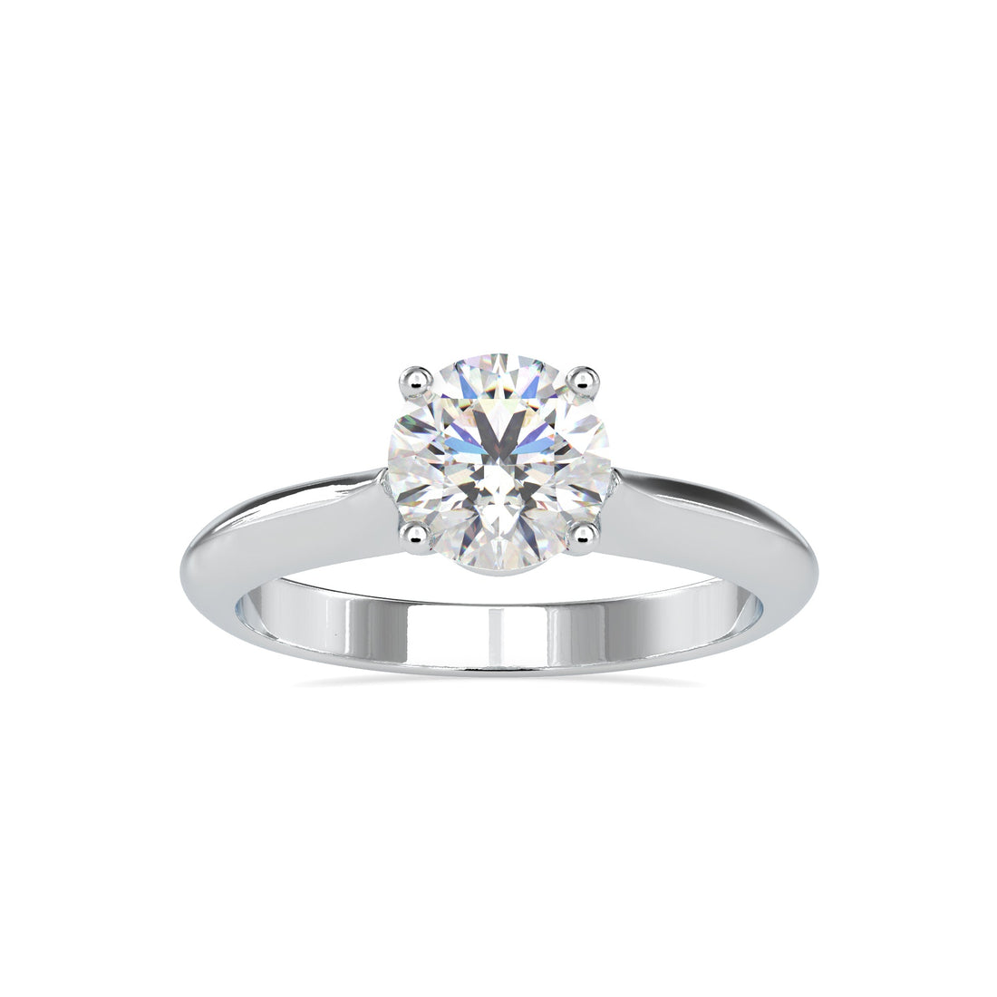 Charming Round Diamond Ring 4
