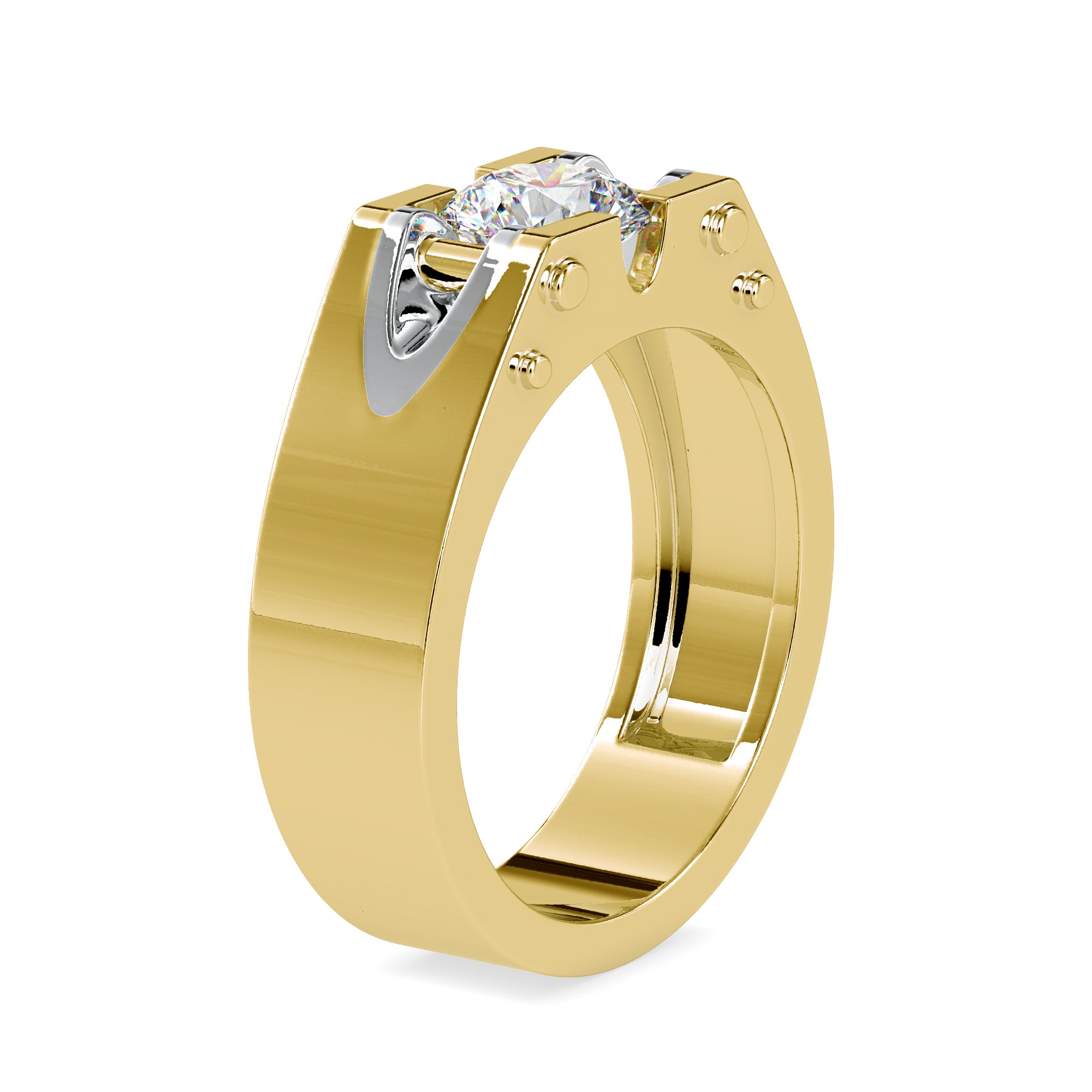 Chunky Round Diamond Ring 2