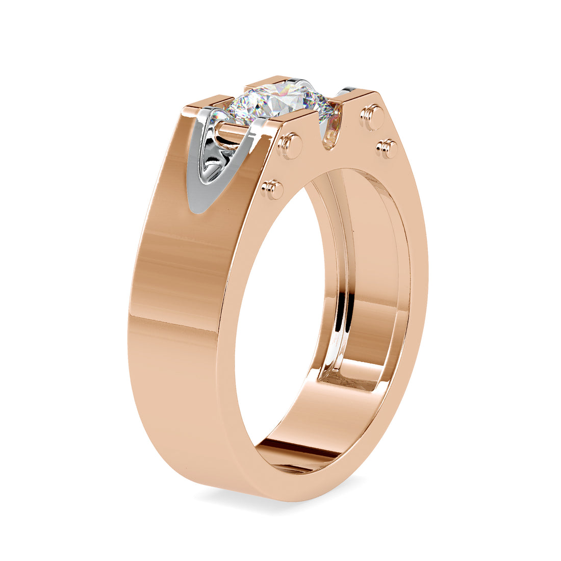 Chunky Round Diamond Ring 4