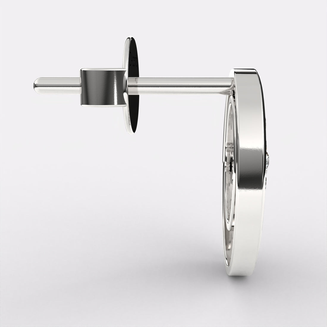 Circinus Stud Earrings In 925 Silver