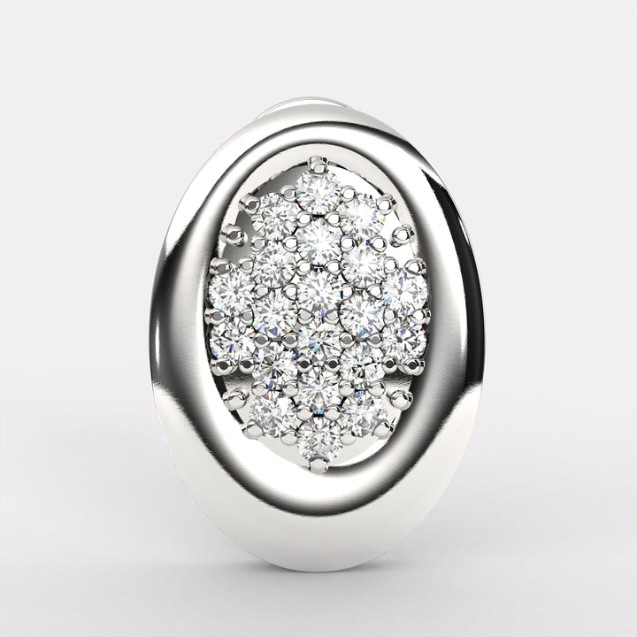 Circinus Stud Earrings In 925 Silver