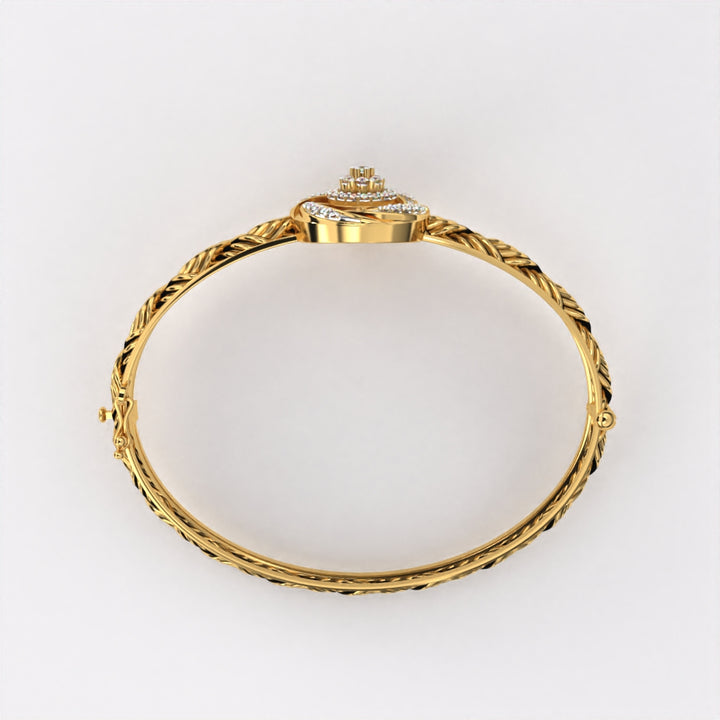 Circular Floret Diamond Bracelet