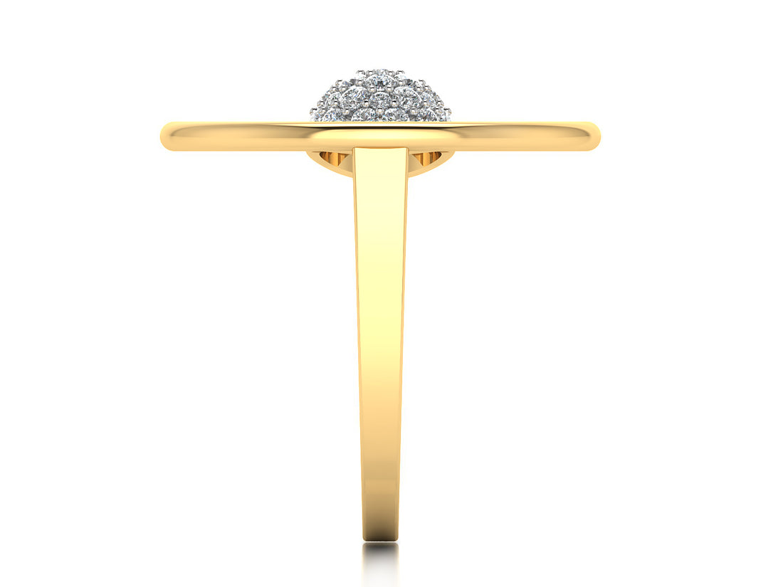 Circular Glowing Diamond Ring 3