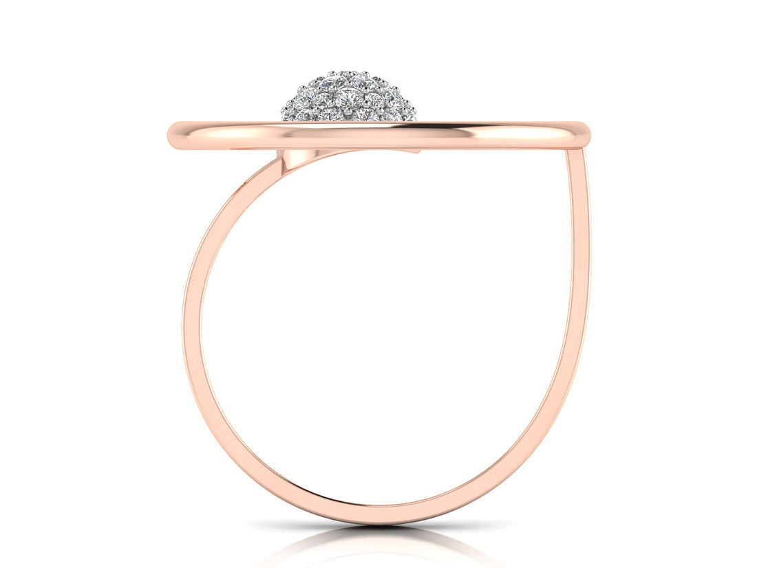 Circular Glowing Diamond Ring 6