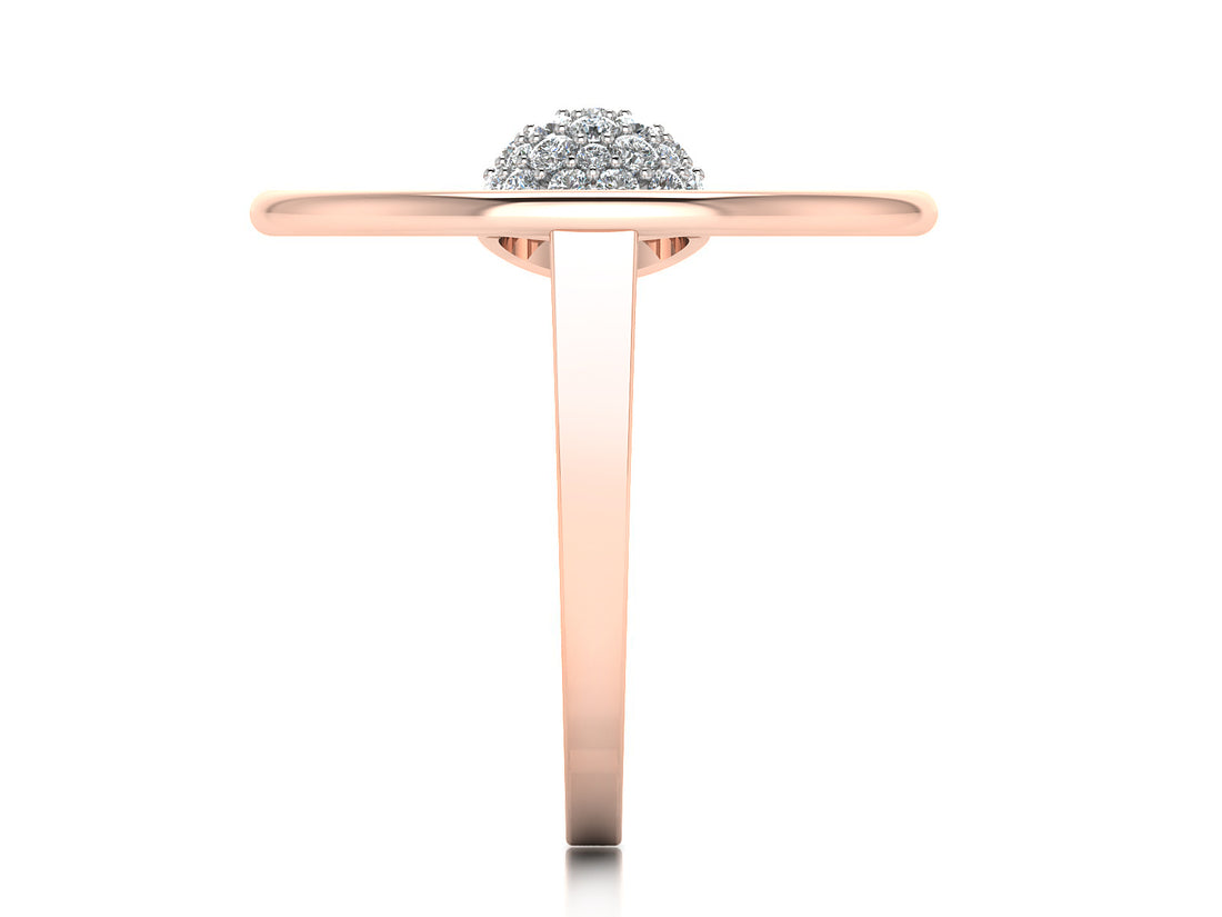 Circular Glowing Diamond Ring 7