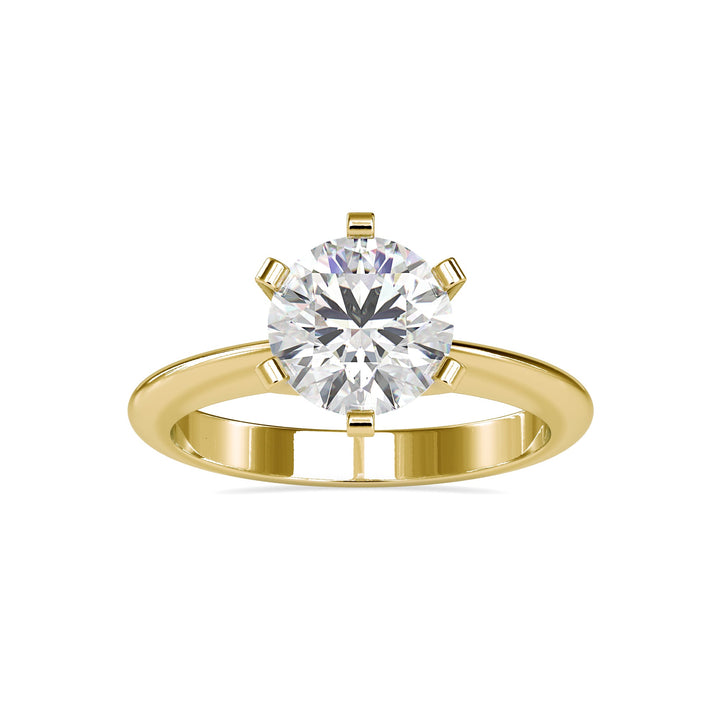 Classic 2 carats Round Solitaire Ring